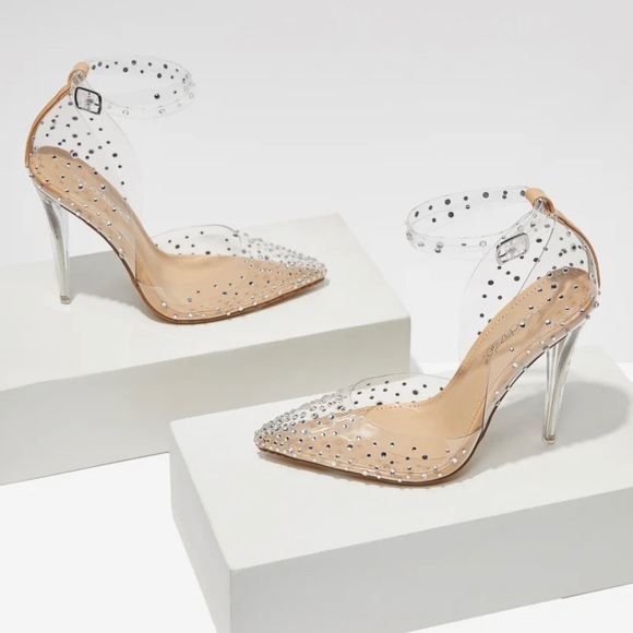 Rhinestone transparent Mika pump ✨ - Picture 2 of 6